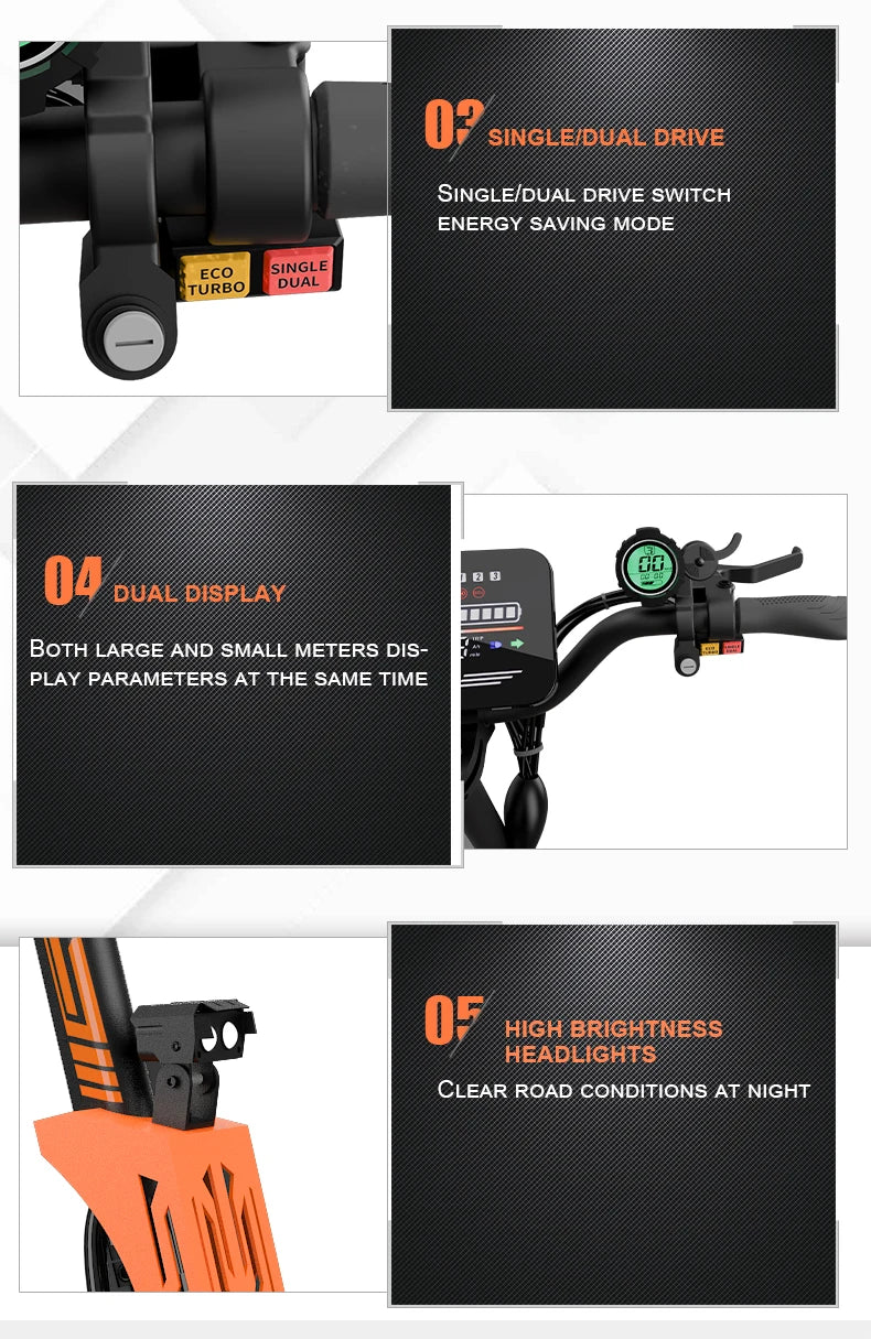 Arwibon 5600W Adult Electric Scooter Dual Motor Top Speed 46MPH,60V27AH, 11-inch Off-Road Tires Sport Folding eScooter with Seat