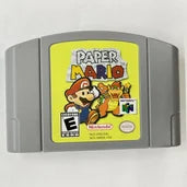 Hot Selling Paper Mario N64 US Version 64-bit Console Video Game Cassettes Super Smash Bros N64 Game Children Top Birthday Gift